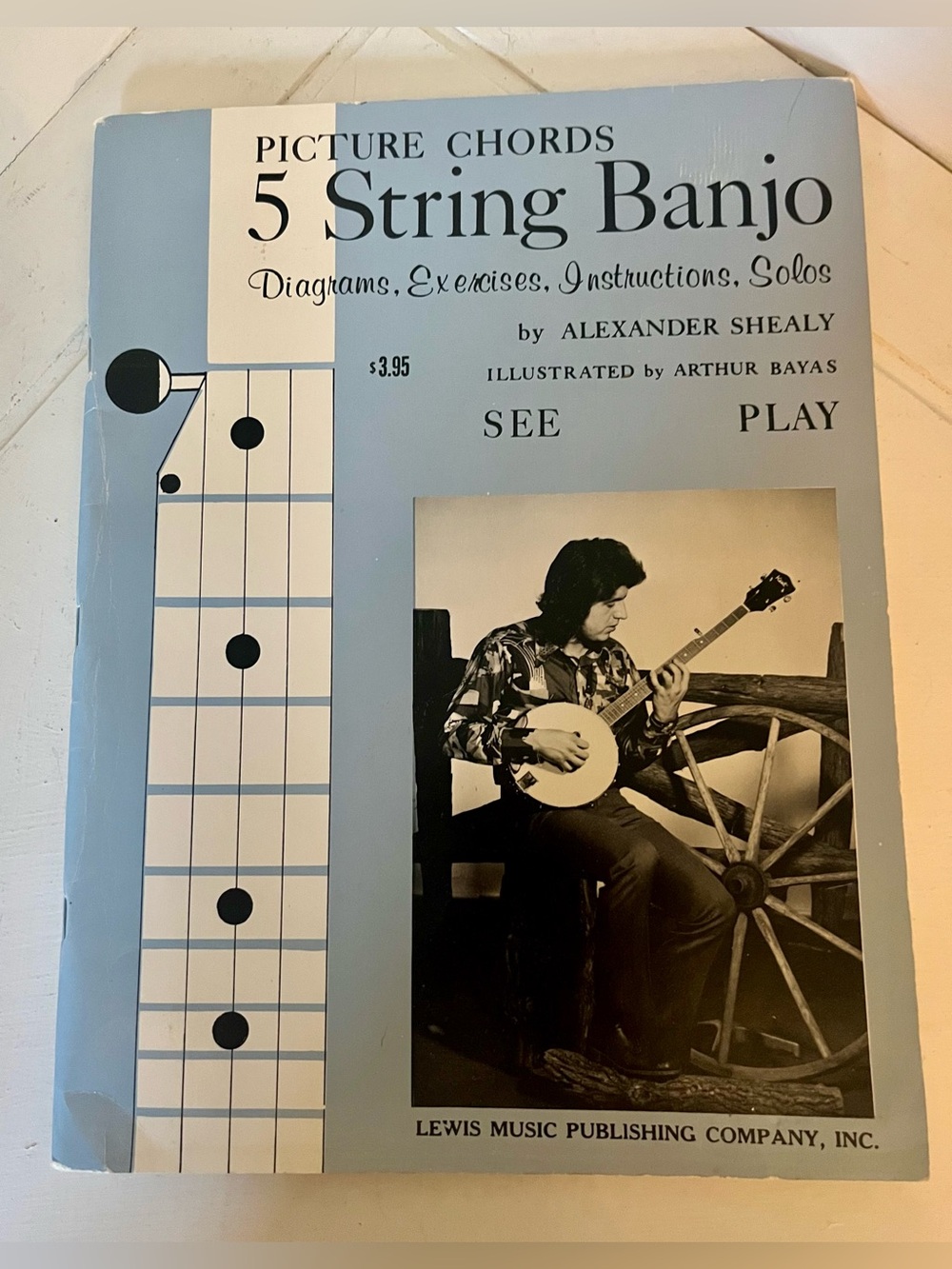 Vintage - Picture Chords 5 String Banjo